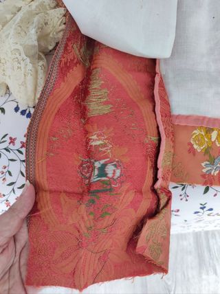 Cuerpo farol fallera espolín Óvalos de Garin