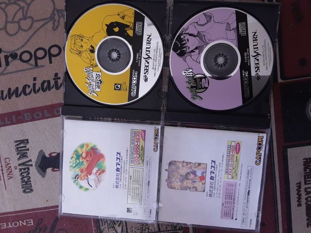 Street Fighter Zero 1 e 2 Sega Saturn