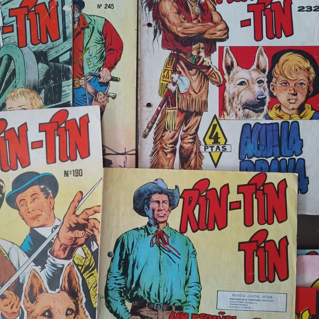 LOTE DE REVISTA DE COMIC RIN TIN TIN