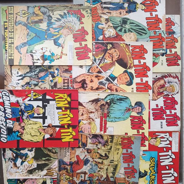 LOTE DE REVISTA DE COMIC RIN TIN TIN