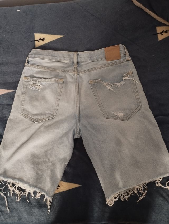 Bermuda (Pantalón Corto) Tejano Chico Bershka