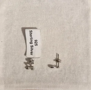 Pendientes plata notas musicales