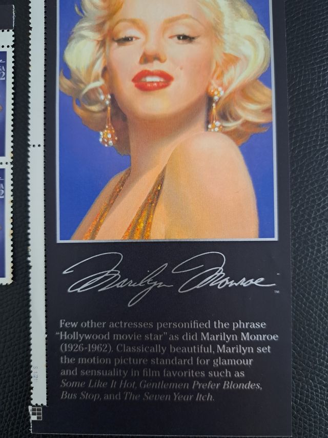 Francobolli Marilyn Monroe Usa