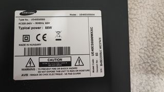 Despiece de TV Samsung ue40es5500w