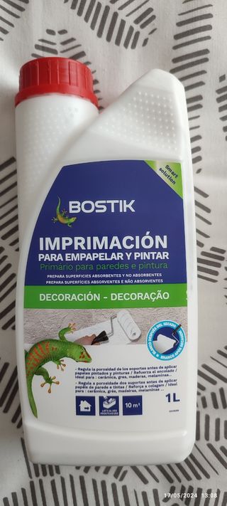 Imprimación y cola para empapelar