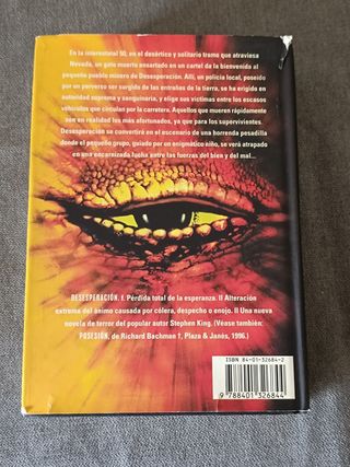 Desesperación de Stephen King 