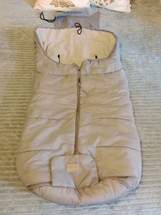 Saco invierno silla paseo gris