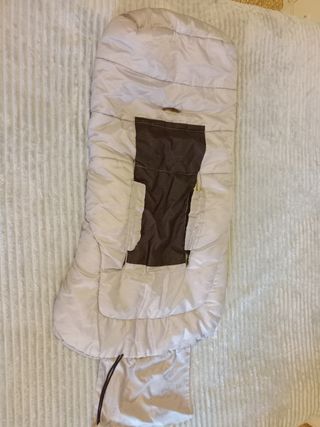 Saco invierno silla paseo gris