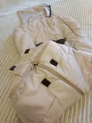 Saco invierno silla paseo gris