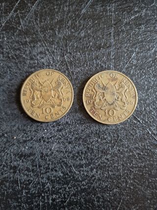 Moneda kenia 10 cent