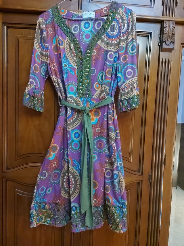 Vestido manga al codo