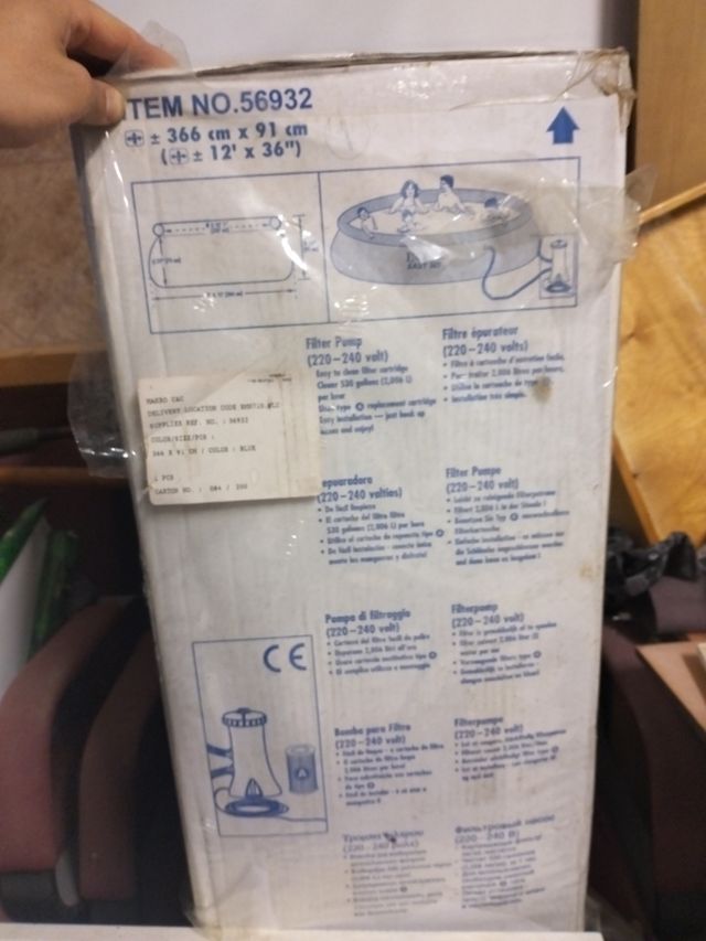 Piscina sin estrenar