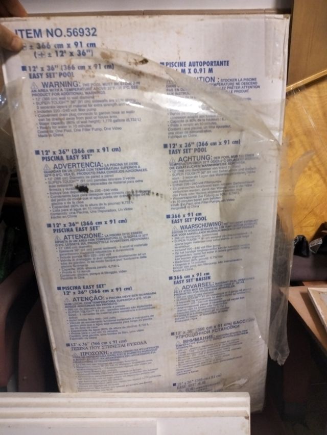 Piscina sin estrenar