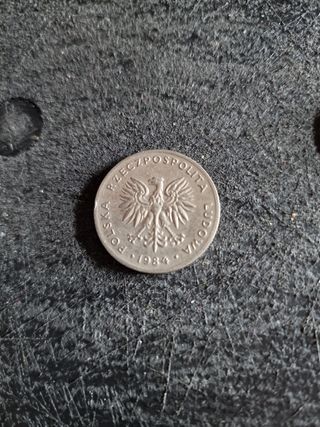 MONEDA, POLONIA, 20 ZLOTYCH 1984