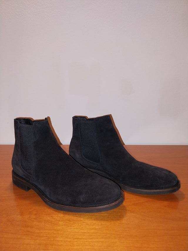 Stivaletti Chelsea neri scamosciati Vagabond