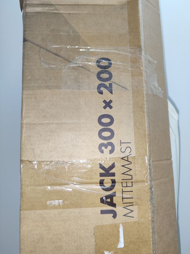 Sombrilla rectangular 300x200 crema