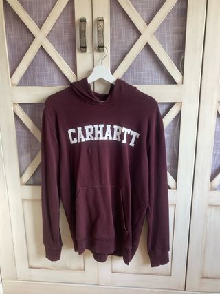 Sudadera carhartt unisex color vino