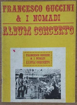 Nomadi/Guccini spartito Album Concerto