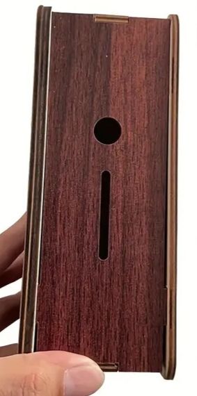 Salvadanaio risparmi 1000 € legno