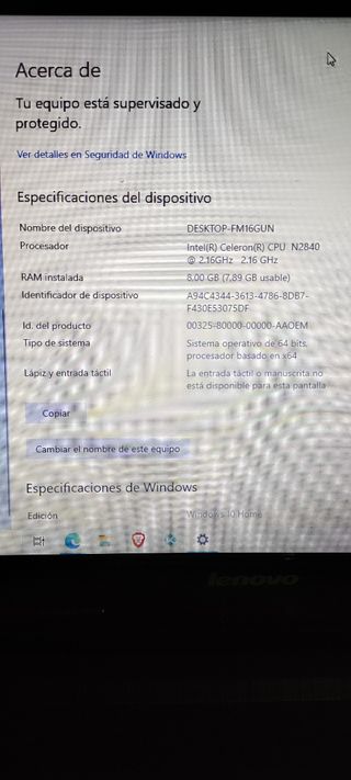 Ordenador Portaril Lenovo G-50