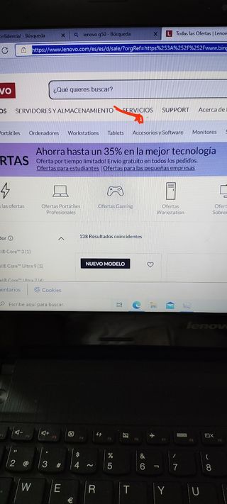 Ordenador Portaril Lenovo G-50
