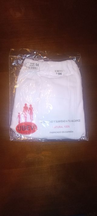 UBEVI CLASIC Calzón corto Termal 1100 Blanco t 56