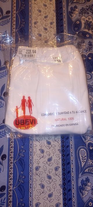 UBEVI CLASIC Calzón corto Termal 1100 Blanco t 56
