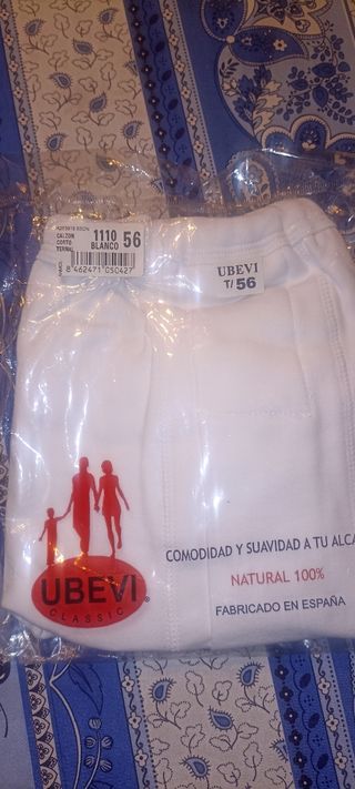 UBEVI CLASIC Calzón corto Termal 1100 Blanco t 56