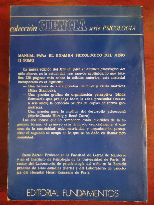 II MANUAL PARA EL EXAMEN PSICOLÓGICO DEL