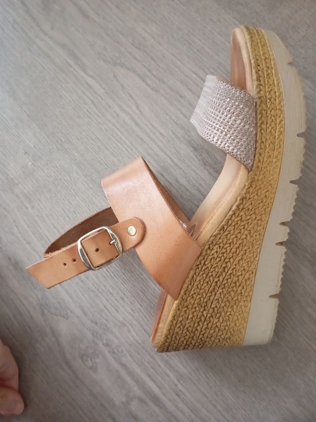 Sandalias cuña