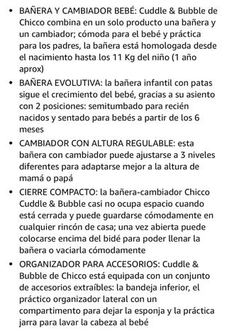 Bañera bebés Chico