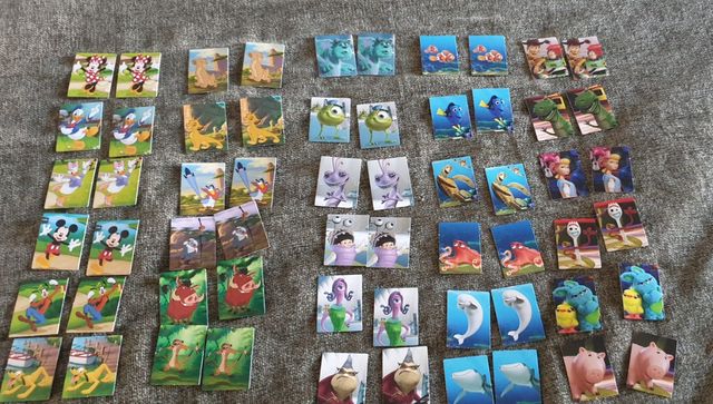 Mini tarjetas Juego de parejas Disney