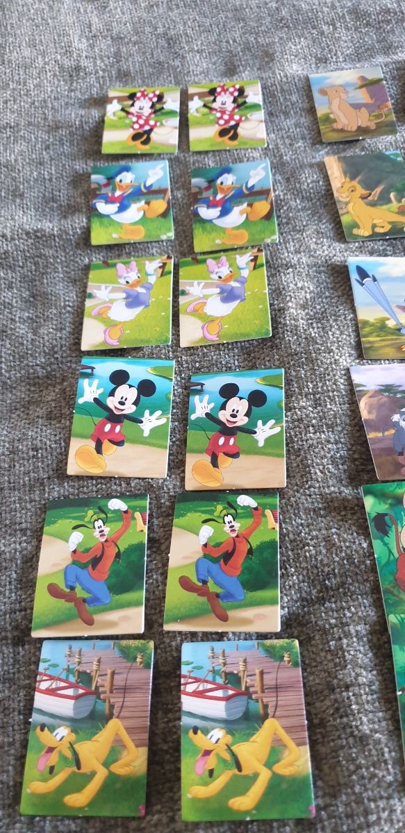 Mini tarjetas Juego de parejas Disney