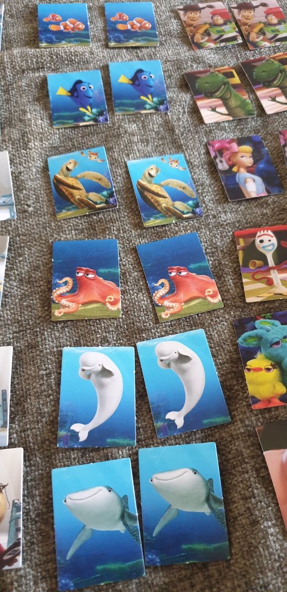 Mini tarjetas Juego de parejas Disney