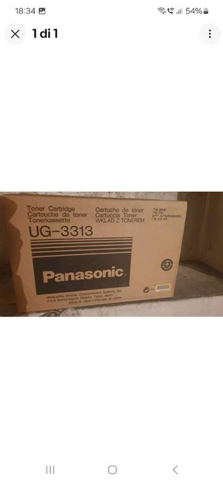 TONER ORIGINALE PANASONIC UG-3313