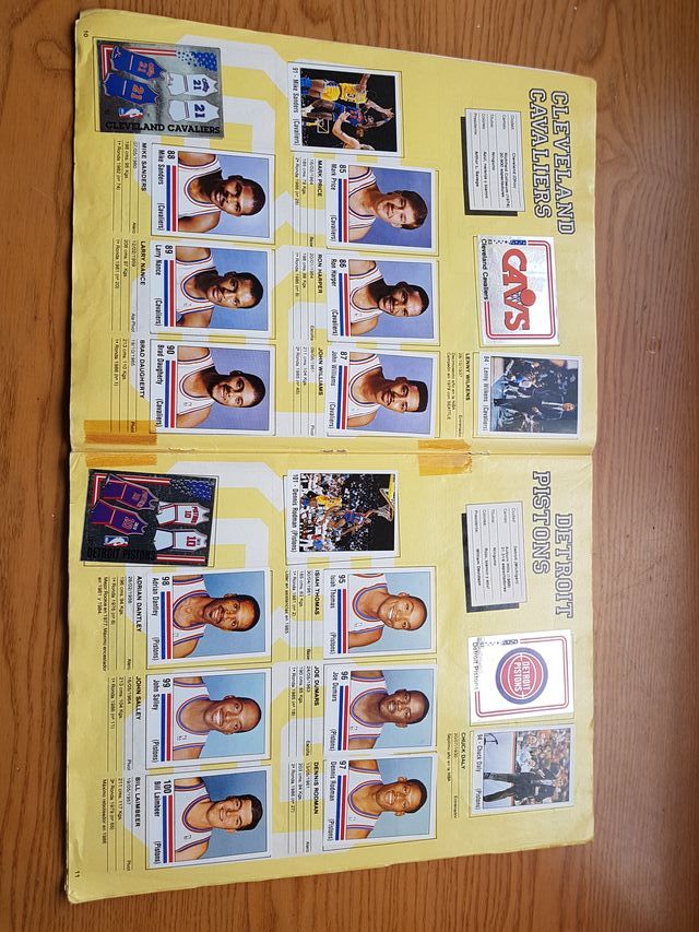 Album Panini Basket NBA 89 COMPLETO