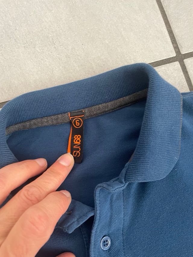 Polo maniche lunghe tg 6 anni Sun 68