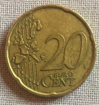 20 CENTIMOS ITALIA 2.002