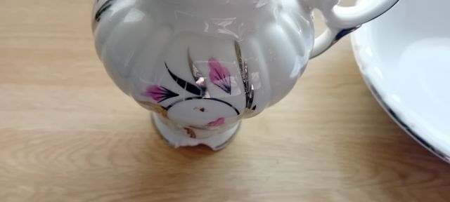 Jarrón y fuente decoración