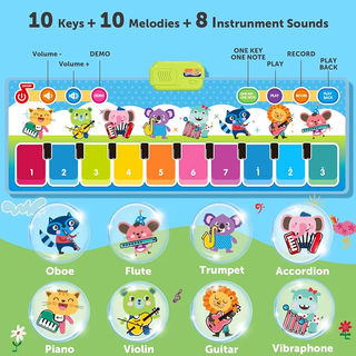 Alfombra de piano musical