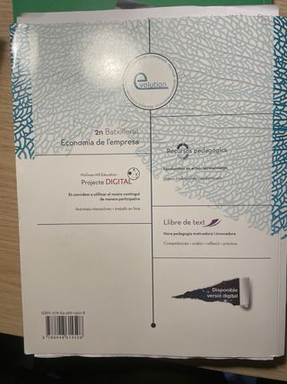 Libro economia de empresa 2do bachillerato