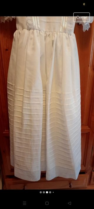 Vestido traje de comunión niña