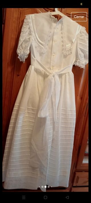 Vestido traje de comunión niña