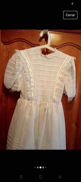 Vestido traje de comunión niña