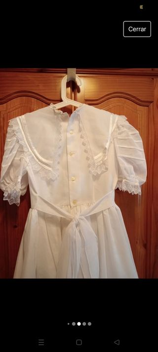 Vestido traje de comunión niña