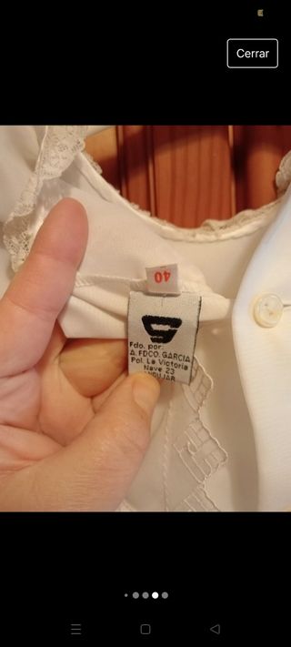 Vestido traje de comunión niña