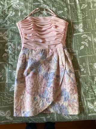 Traje vestido + chaqueta de fiesta, marca Celina
