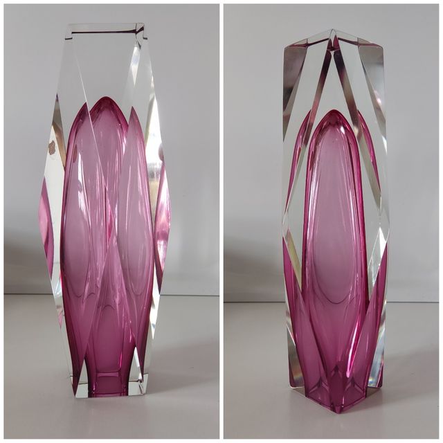 VASO SOMMERSO VINTAGE IN VETRO DI MURANO