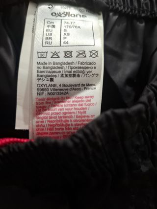 Sobrepantalón impermeable montaña. T- S