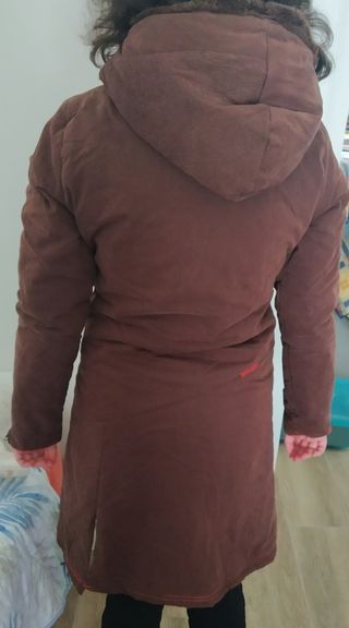 Abrigo largo marrón Split